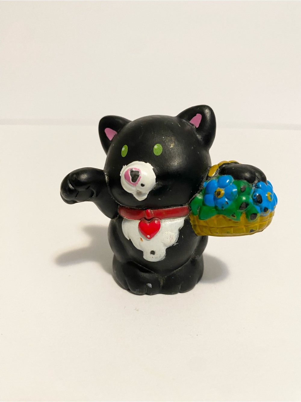 Little People Black Cat Flower Basket Kitty House Halloween 2002 Vintage 4/$20 🛑